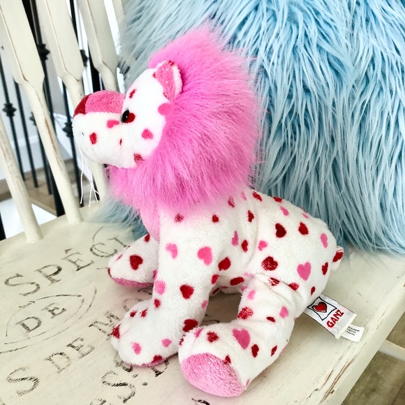 WEBKINZ Love Lion, Ganz, Stuffed Animal, Plush, Toy, Nice Condition, NO CODE - Picture 2 of 15
